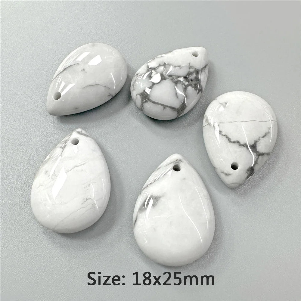 Pendentif en Pierre Naturelle, Goutte d'Eau