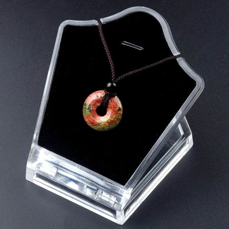 Pendentif Porte-Bonheur en Pierre Naturelle, 20mm