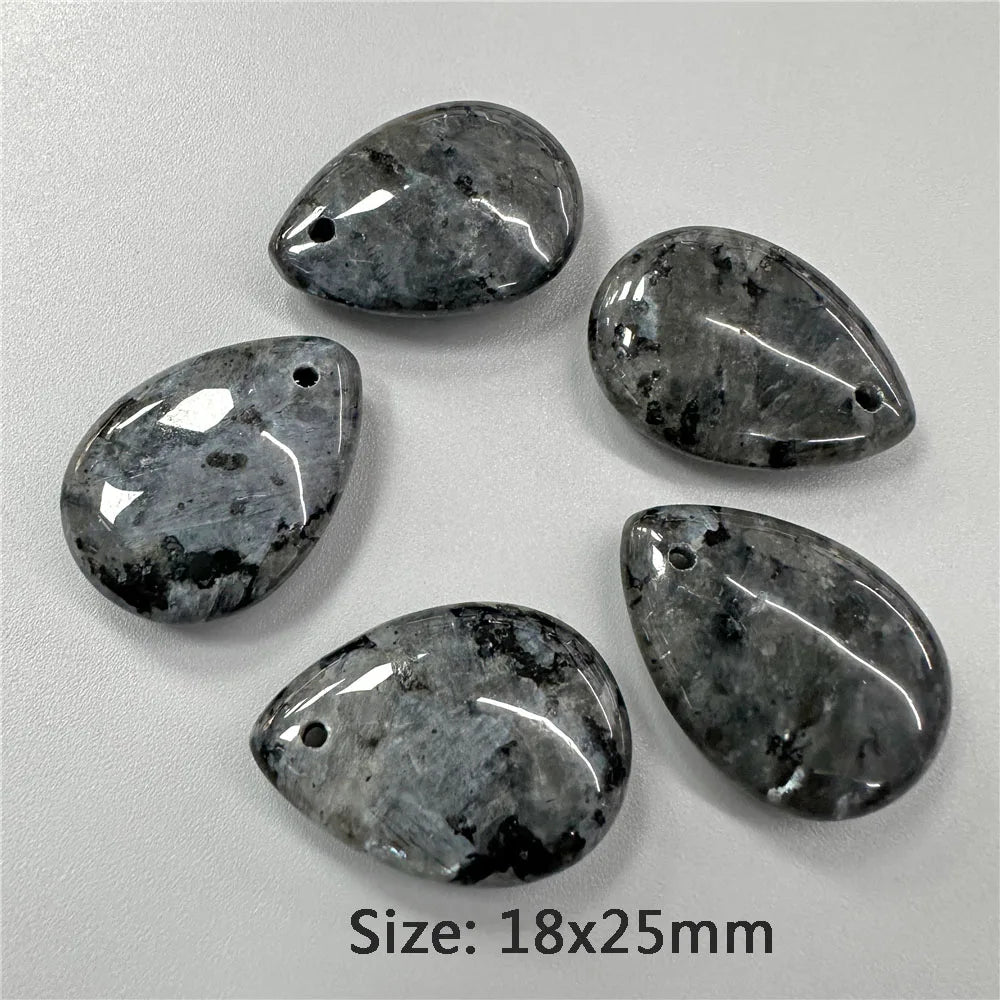 Pendentif en Pierre Naturelle, Goutte d'Eau