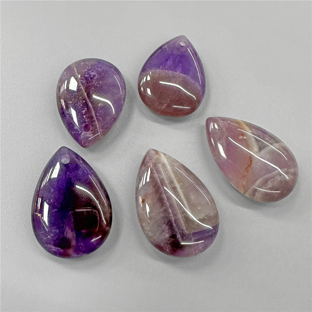 Pendentif en Pierre Naturelle, Goutte d'Eau