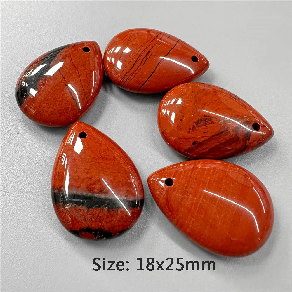 Pendentif en Pierre Naturelle, Goutte d'Eau