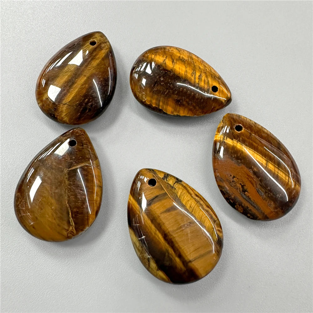 Pendentif en Pierre Naturelle, Goutte d'Eau