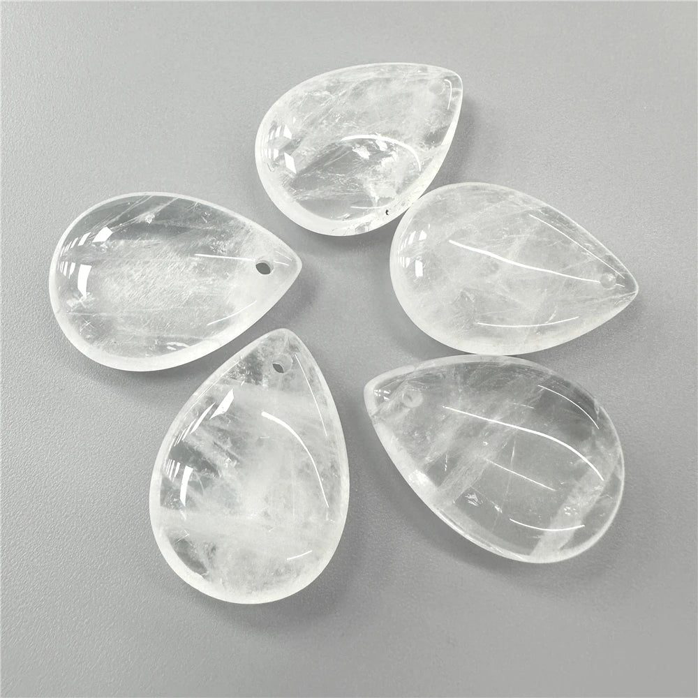 Pendentif en Pierre Naturelle, Goutte d'Eau