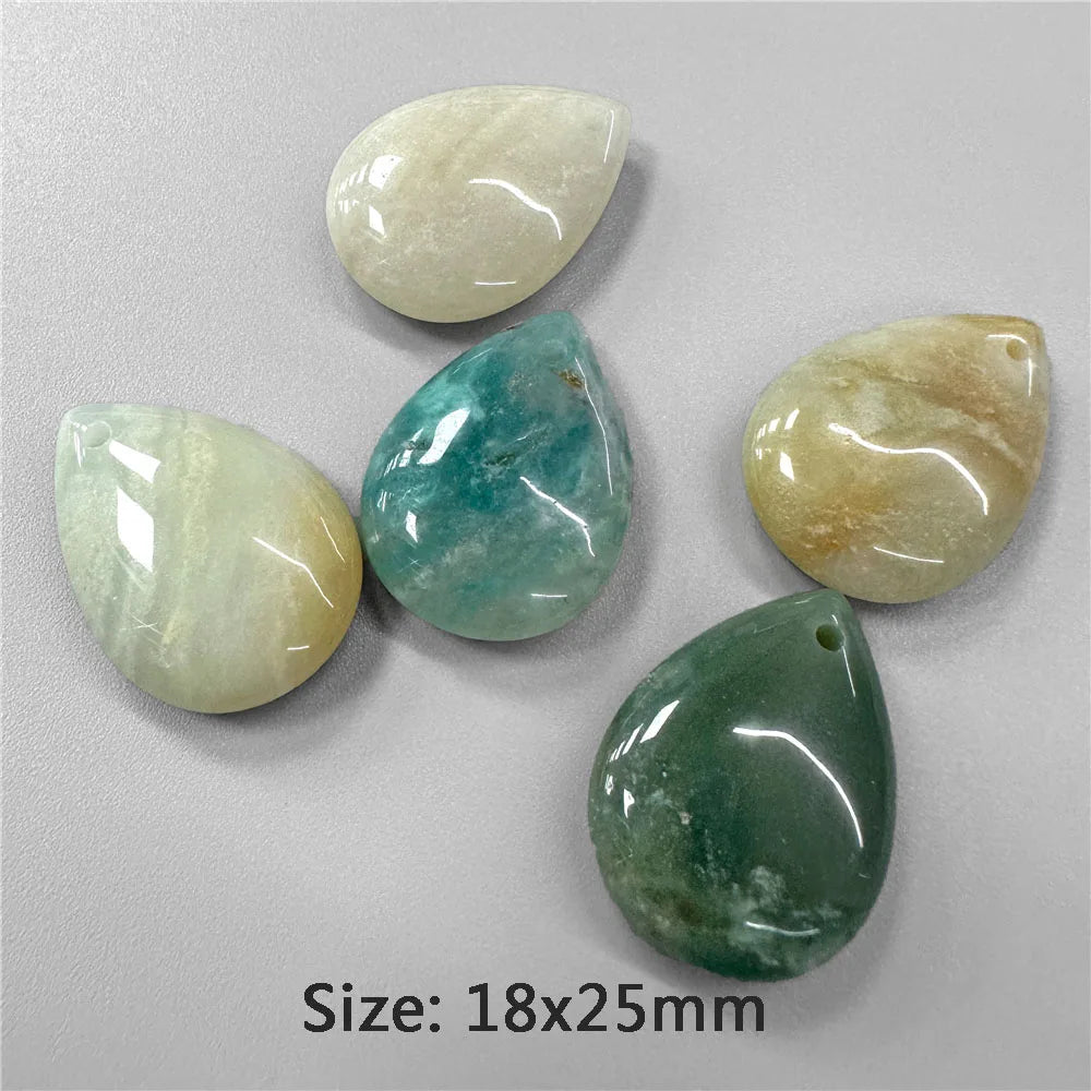 Pendentif en Pierre Naturelle, Goutte d'Eau
