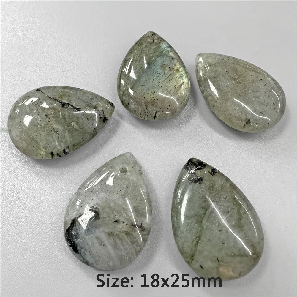 Pendentif en Pierre Naturelle, Goutte d'Eau