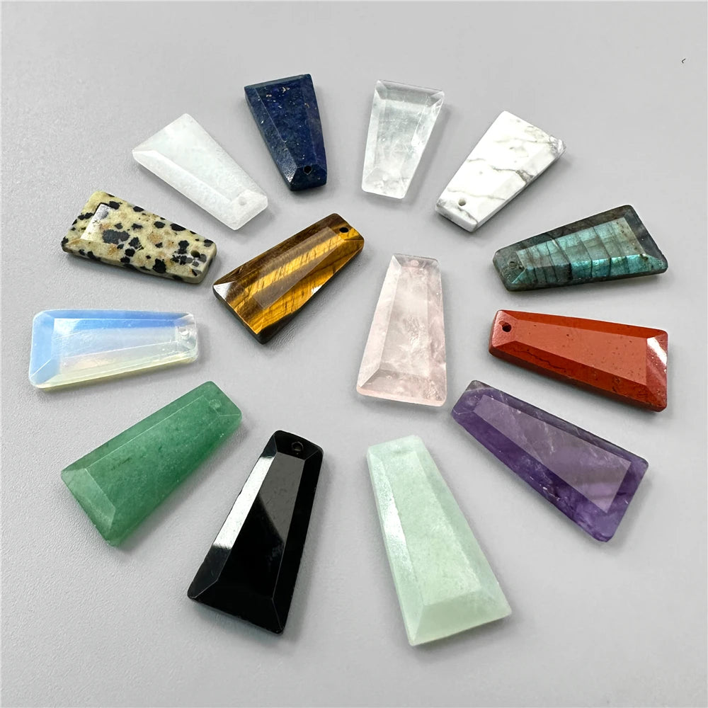 Pendentif en Pierre Naturelle, Goutte d'Eau
