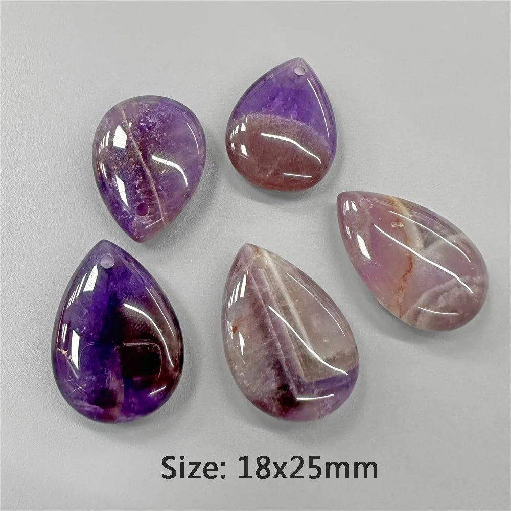 Pendentif en Pierre Naturelle, Goutte d'Eau