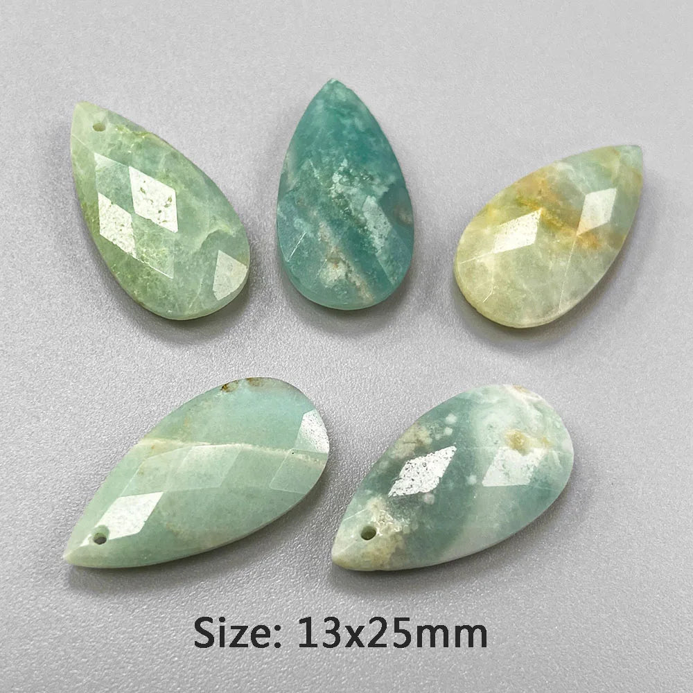 Pendentif en Pierre Naturelle, Goutte d'Eau