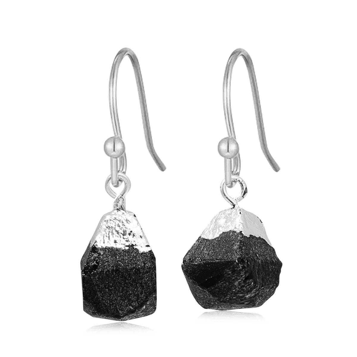 Boucles d'Oreilles en Pierre Naturelle Brute