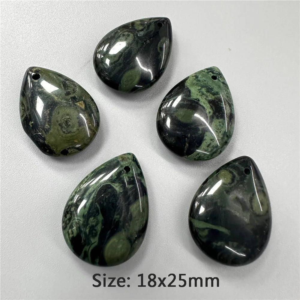 Pendentif en Pierre Naturelle, Goutte d'Eau