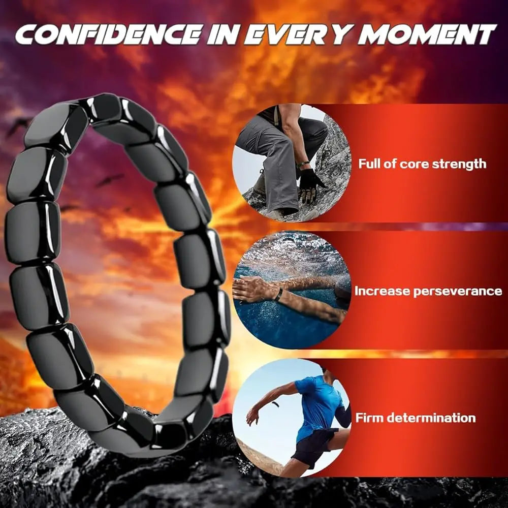 Bracelet Hématite Noire pour Homme
