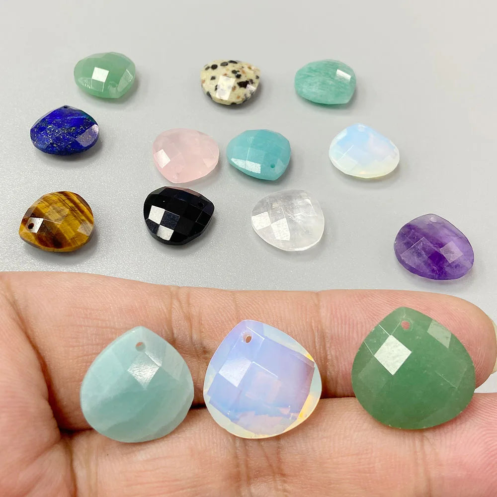 Pendentif en Pierre Naturelle, Goutte d'Eau