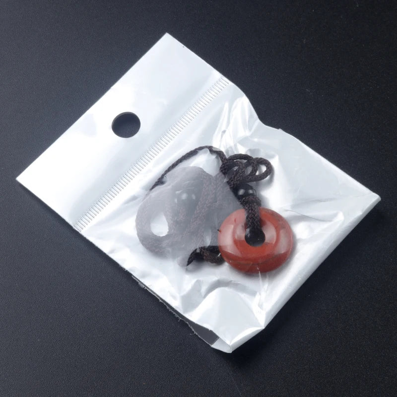 Pendentif Porte-Bonheur en Pierre Naturelle, 20mm
