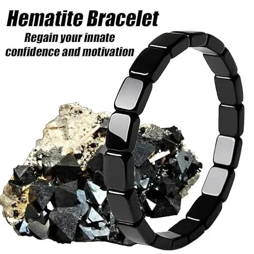 Bracelet Hématite Noire pour Homme