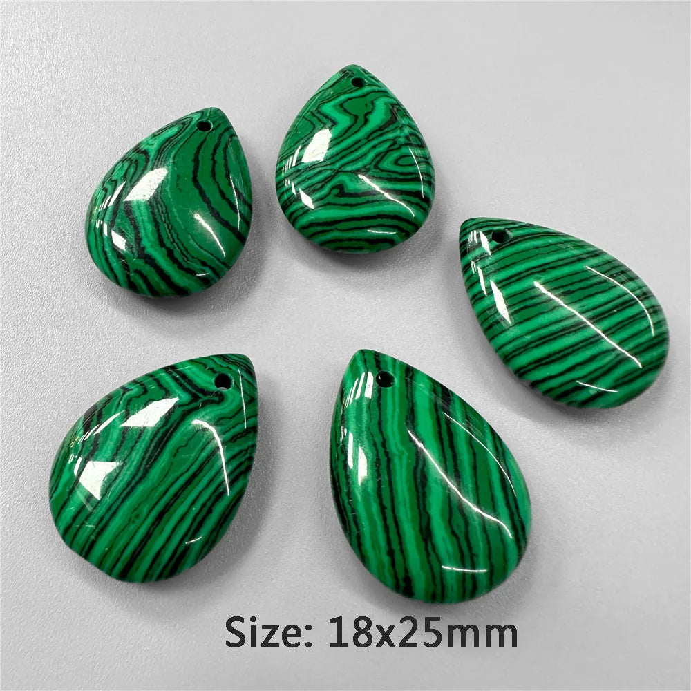 Pendentif en Pierre Naturelle, Goutte d'Eau
